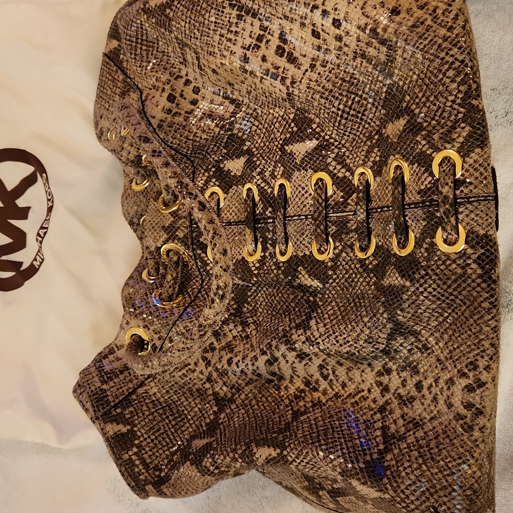 Michael Kors snakeskin bag